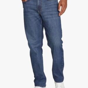 Eddie Bauer Blue Straight-Leg Jeans Classic Style size 32 w x30